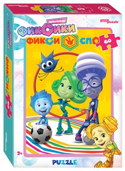 Мозаика puzzle 60 Фиксики (Аэроплан) # 81213