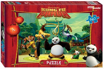 Мозаика puzzle 560 Кунг-фу Панда (DreamWorks, Мульти) # 97041