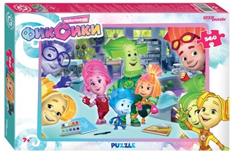 Мозаика puzzle 560 Фиксики (Аэроплан) # 97092