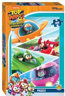 Мозаика puzzle 360 Отважные птенцы (Никелодеон) # 96093