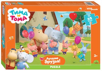 Мозаика puzzle 35 MAXI Тима и Тома (Мармелад Медиа) # 91249