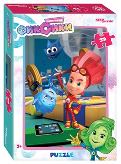 Мозаика puzzle 35 Фиксики (Аэроплан) # 91412