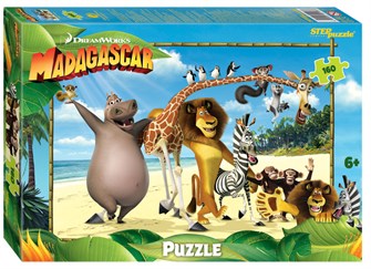 Мозаика puzzle 160 Мадагаскар - 3 (DreamWorks, Мульти) # 94103