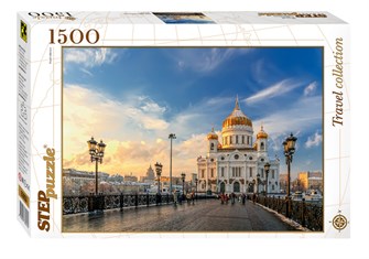 Мозаика puzzle 1500 Храм Христа Спасителя # 83053