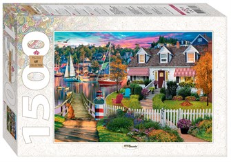 Мозаика puzzle 1500 Дом в гавани Чарльз Харбор # 83070