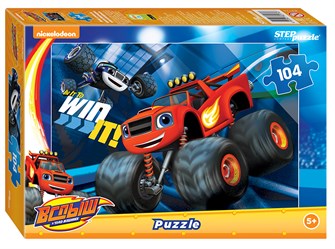 Мозаика puzzle 104 Вспыш и чудо-машинки (Никелодеон) # 82174