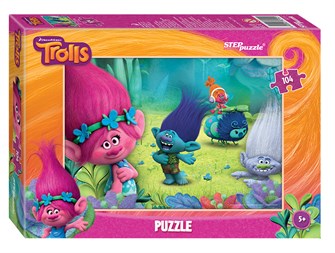 Мозаика puzzle 104 Trolls (Dreamworks) # 82152