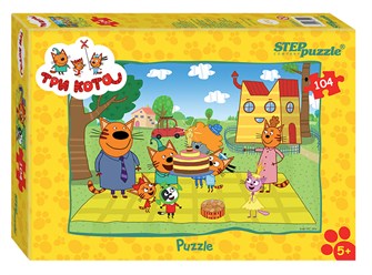 Мозаика puzzle 104 Три кота (АО СТС) # 82156