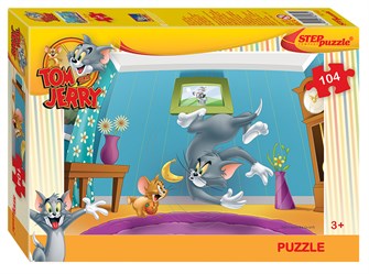 Мозаика puzzle 104 Том и Джерри (Уорнер Браз) # 82165