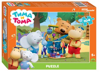 Мозаика puzzle 104 Тима и Тома (Мармелад Медиа) # 82204
