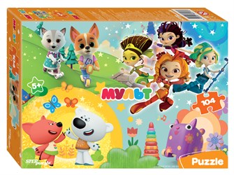 Мозаика puzzle 104 Сказочный патруль и др. Мульт (0+ Медиа) # 82216
