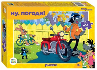 Мозаика puzzle 104 Ну, погоди! (С/м) # 82035