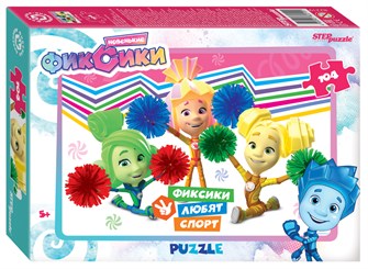 Мозаика puzzle 104 Фиксики (Аэроплан) # 82219