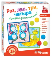 Развивающая игра "Раз, два, три, четыре" (IQ step) # 89823