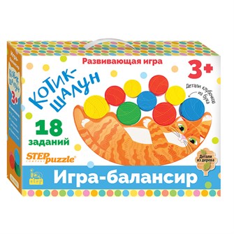 {{photo.Alt || photo.Description || 'Развивающая игра &quot;Котик-шалун&quot; (Игра-балансир) (IQ step)'}}