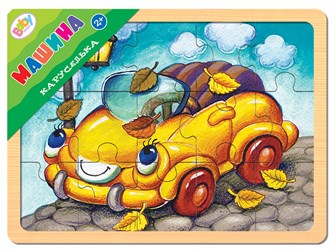 Игра из дерева Каруселька. Машина (Baby Step) # 89035