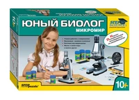 Юный биолог. Микромир. Домашняя лаборатория (Step Science) # 76047