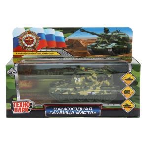 {{photo.Alt || photo.Description || 'Модель металл МСТА-ГАУБИЦА 12 см, вращается башня, инерция, камуф, кор. Технопарк'}}