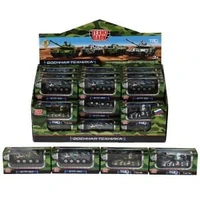 Машина металл ВОЕННАЯ ТЕХНИКА, 7,5 см, подвиж. дет., кор. Технопарк SB-19-06-CDU