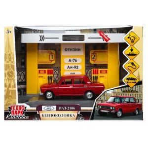 {{photo.Alt || photo.Description || 'Игрушка пластик свет-звук бензоколонка С МАШИНКОЙ 21 см кор. ВАЗ-2106 Технопарк'}}