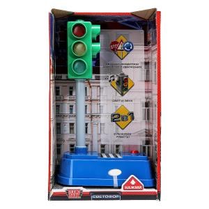 {{photo.Alt || photo.Description || 'Модель пластик свет+звук светофор большой, 21 см, кор. Технопарк'}}