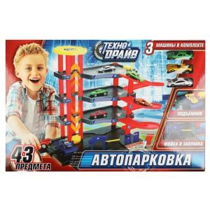 {{photo.Alt || photo.Description || 'Автопарковка 3 МАШИНЫ кор.52,5*35*7,5см ТЕХНОДРАЙВ'}}