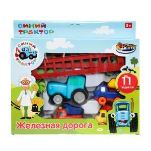 {{photo.Alt || photo.Description || 'Железная дорога пластик СИНИЙ ТРАКТОР синий трактор 9 см ,синий,кор. ИГРАЕМ ВМЕСТЕ'}}