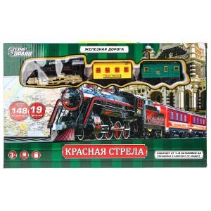 {{photo.Alt || photo.Description || 'Железная дорога на бат. красная стрела, длина 148см, кор.37*23*5см ТЕХНОДРАЙВ'}}