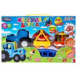 {{photo.Alt || photo.Description || 'Железная дорога мультяшная СИНИЙ ТРАКТОР длина пути 180, кор.32*20,3*8см ТЕХНОДРАЙВ'}}