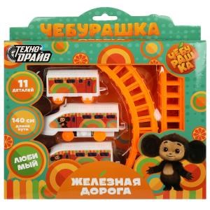 {{photo.Alt || photo.Description || 'Железная дорога мультяшная Чебурашка длина пути 140, кор.24*19*4см ТЕХНОДРАЙВ'}}