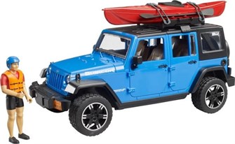 Машинка Bruder Jeep Wrangler Rubicon Unlimited с каяком 118312525