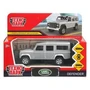 Машина металл LAND ROVER DEFENDER 12 см, двер, баг, инерц, серебристый, кор. Технопарк DEFENDER-SL (72)