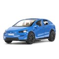 Машина металл tesla model x plaid 12 см, двери, синий, кор. Технопарк MODELX-12-BU-WOD
