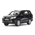 Машина металл LEXUS LX-570 длина 12 см, двери, багаж, инерц, черный, кор. Технопарк LX570-BK (72)