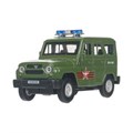 Машина металл свет-звук UAZ HUNTER АРМИЯ РОССИИ 12 см, двер, багаж, ин, кор. Технопарк HUNTER-12SLARR-GN (72)