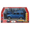 Машина металл свет-звук UAZ ПАТРИОТ 17,8 см, двери, инерция, син, кор. Технопарк PATRIOT-124SL-BU (12) (48)
