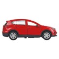 Машина металл TOYOTA RAV4 длина 12 см, двери, багажн, инерц, красный, кор. Технопарк RAV4-RD (72)