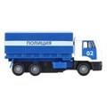 Машина металл KAMAZ 65207 ПОЛИЦИЯ, 12 см, дв., баг., подв.дет.,инерц.,  кор. Технопарк SB-16-89-B2-WB (48)