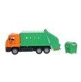 Машина металл свет-звук KAMAZ -53605 МУСОРОВОЗ 18 см, двери, инерция Технопарк CT12-457-4WB (48)