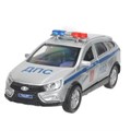 Машина металл свет-звук LADA VESTA SW CROSS ПОЛИЦИЯ 12 см, двер, багаж, кор. Технопарк VESTA-CROSS-P-SL (72)