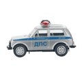 Машина металл LADA ПОЛИЦИЯ 10 см, инерция, кор. Технопарк в кор.2*96шт 2005C076-R (192)