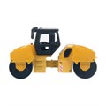 Модель металл каток "раскат" rv12dd 13см,двер,желт-черн,кор. Технопарк ROLLER-15-YBK-WOD