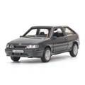 Машина металл ваз-2113 12 см, двери, багаж, инер,серый, кор. Технопарк 2113-12-GY-WOD