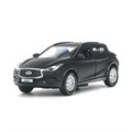 Машина металл INFINITI QX30 МАТОВЫЙ 12 см, двер, багаж, инерц, черный, кор. Технопарк QX30-12MAT-BK (72)