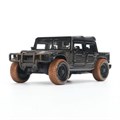 Машина металл HUMMER h1 ПИКАП с грязью, 12 см, дв., баг., инерц., кор. Технопарк SB-18-09-H1-MUD-WB (48)