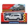 Машина металл MERCEDES-BENZ gls class amg 12см, дв,баг,ин,серебряный, кор. Технопарк GLS-12-SR