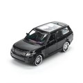 Машина металл land rover range rover, длина 7 см, черный Технопарк RANGE-7-BK