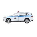 Машина металл свет-звук MERCEDES-BENZ gls class amg 12см,ПОЛИЦИЯ белый, кор. Технопарк GLS-12SLPOL-WH
