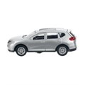 Машина металл NISSAN X-TRAIL 12 см, двери, багаж, инерц, серебристый, кор. Технопарк X-TRAIL-SL (72)
