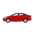 Машина металл HYUNDAI SOLARIS длина 12 см, двер, багаж, инерц, красный, кор. Технопарк SOLARIS2-12-RD (72)